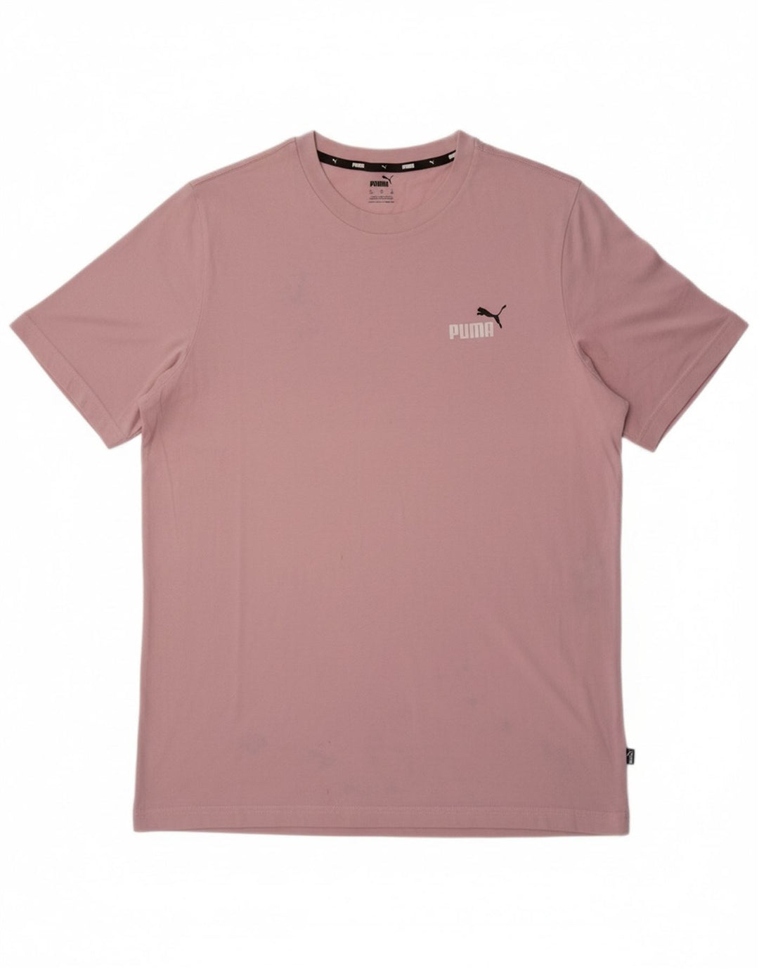PUMA Mens T-Shirt Top XL Pink Cotton