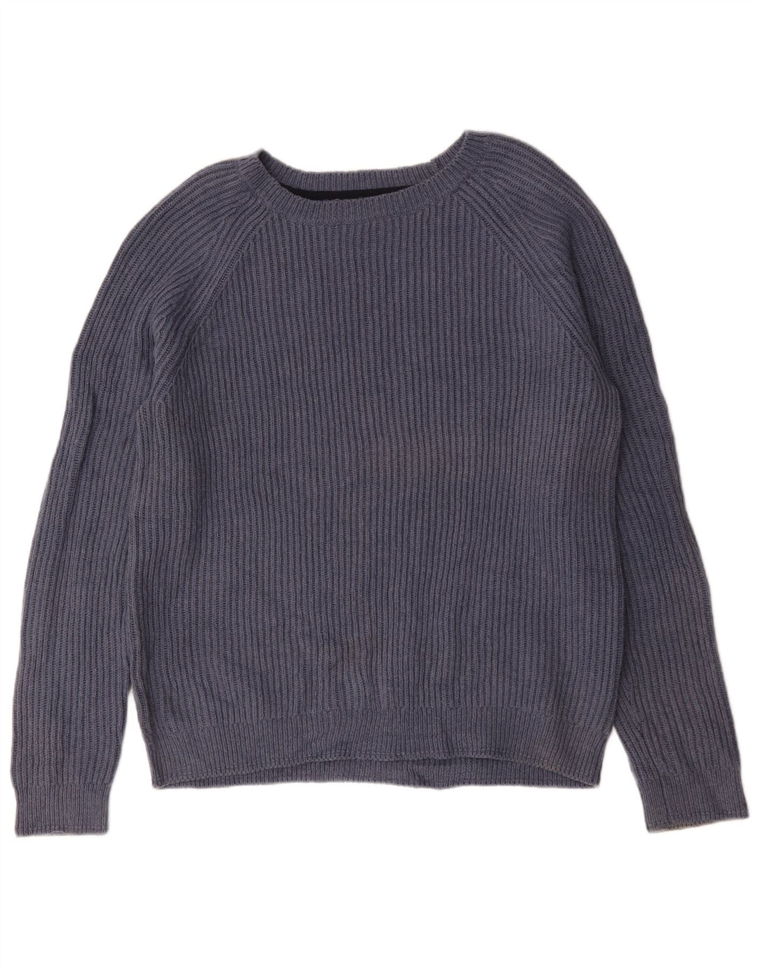 Fat Face Herren-Pullover mit U-Boot-Ausschnitt, groß, marineblaue Baumwolle