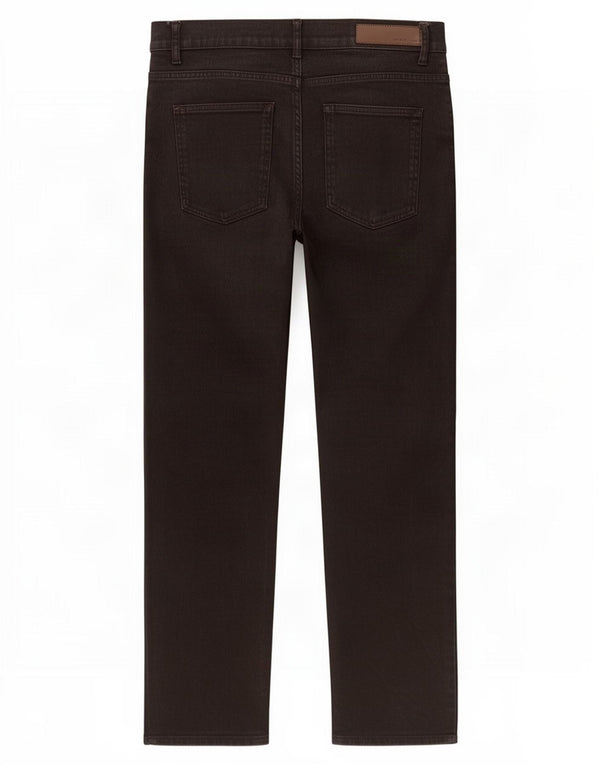 Zara Herren Straight Jeans EU 40 Medium W31 L33 Schwarz