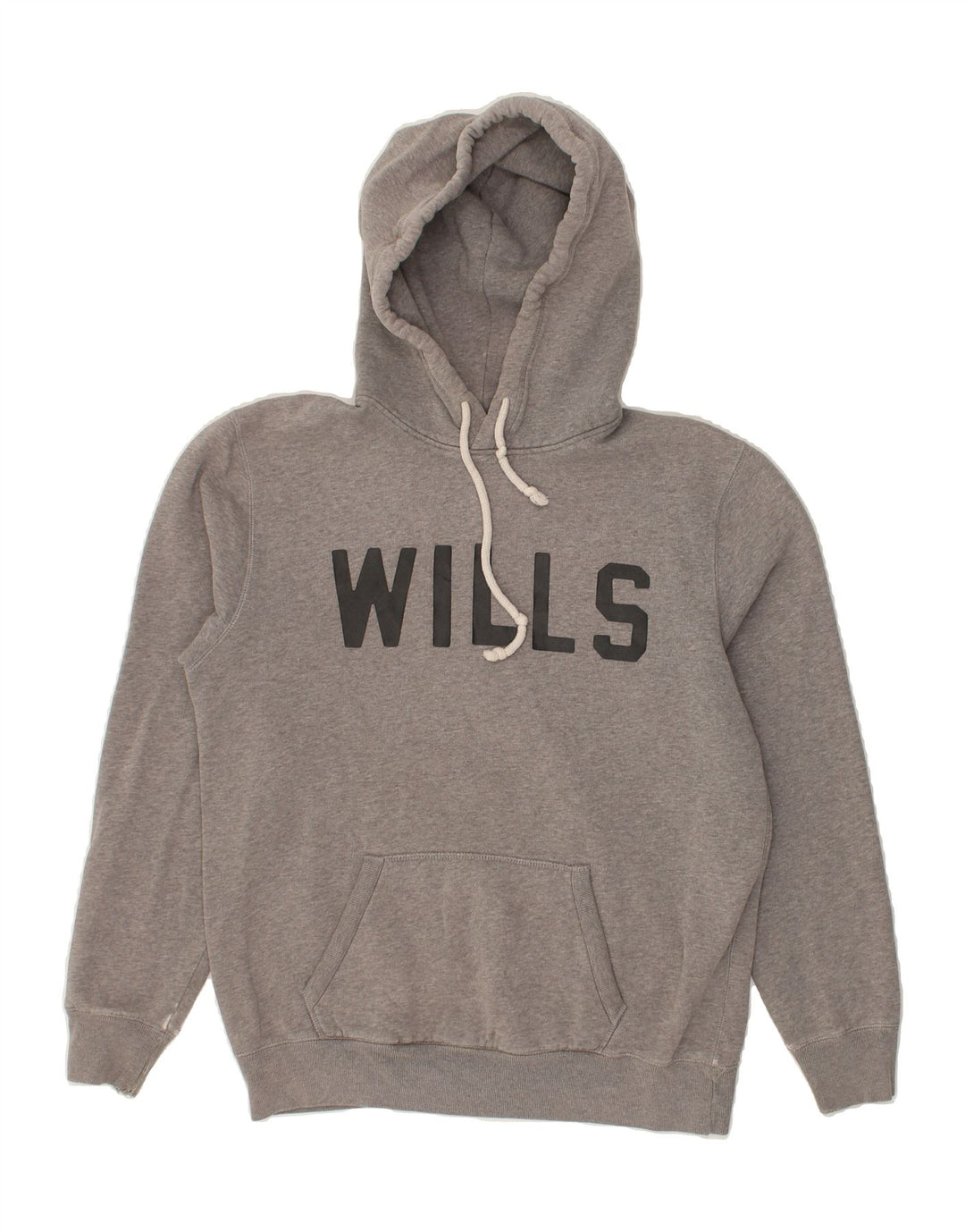 JACK WILLS Mens Graphic Hoodie Jumper Small Grey Cotton | Vintage Jack Wills | Thrift | Second-Hand Jack Wills | Used Clothing | Messina Hembry 