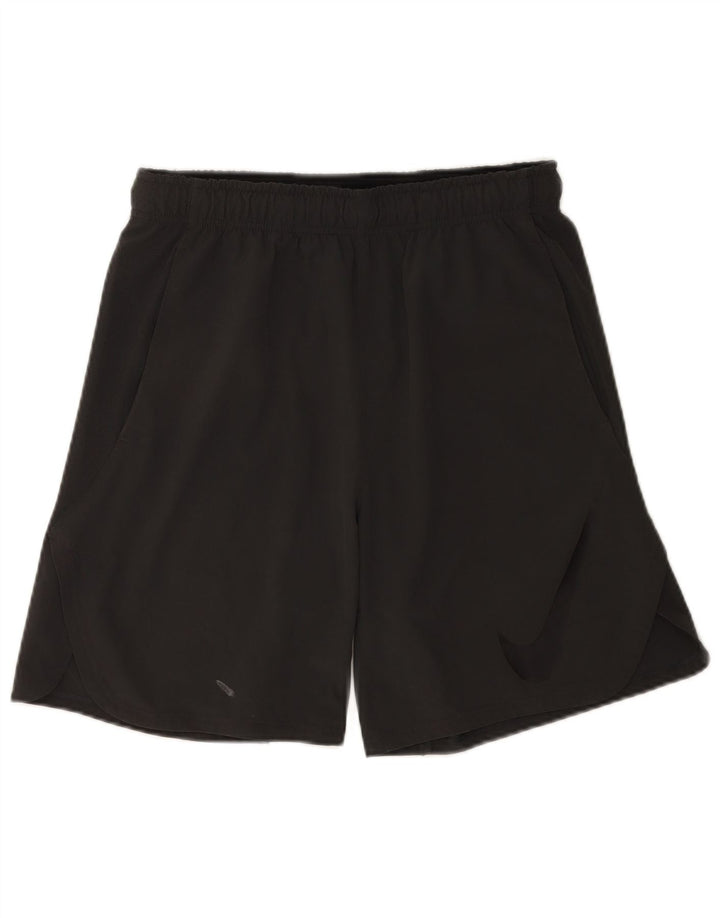 Nike Herren Dri Fit Graphic Sport Shorts Mittelgraues Polyester