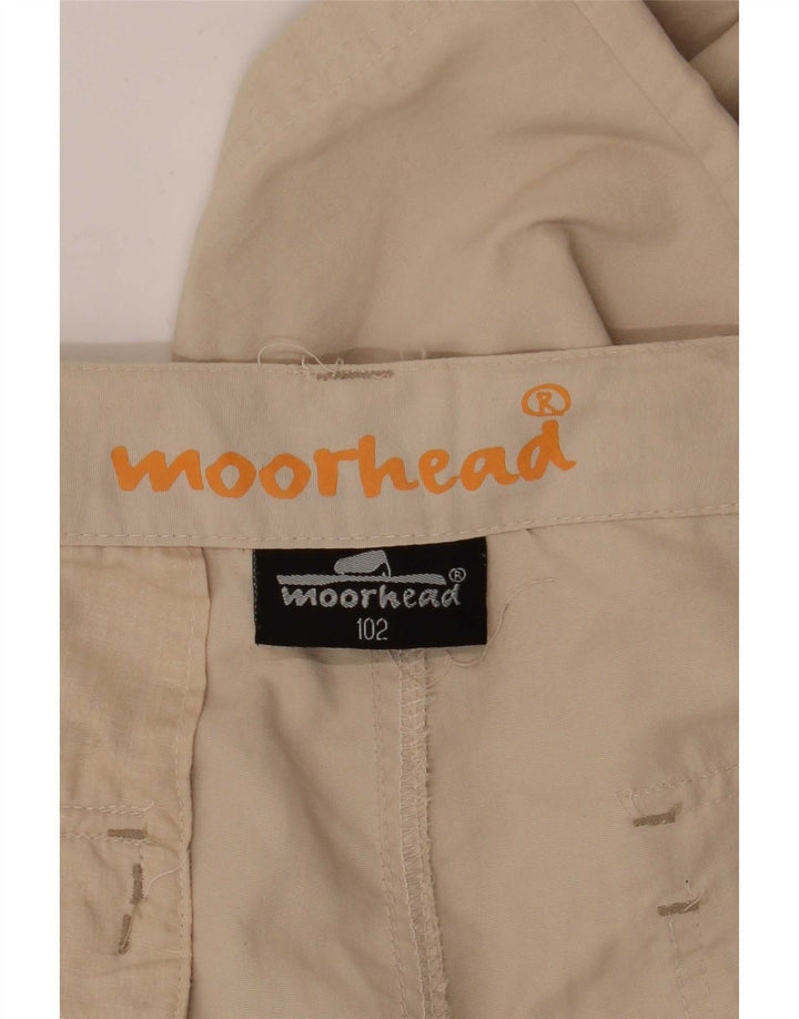 Moorhead Herren Straight Cargo Hose W34 L34 Beige Polyamid