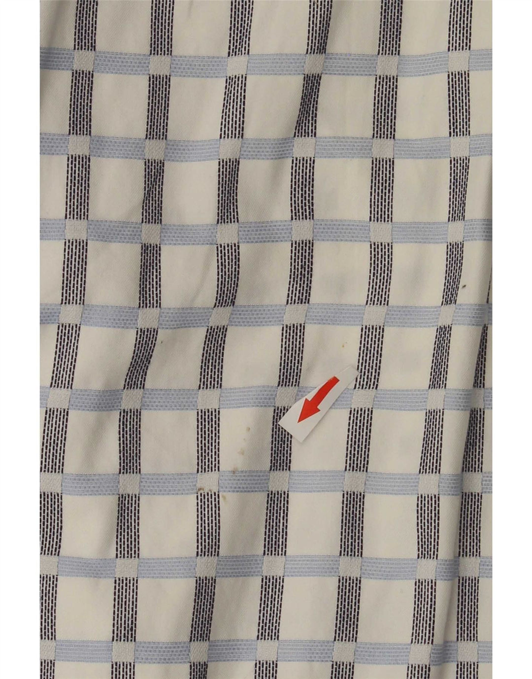 Tommy Hilfiger Herrenhemd, klein, weiß kariert, Baumwolle