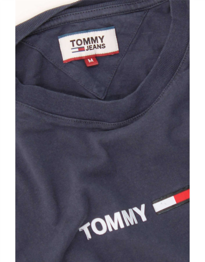 Tommy Hilfiger Herren-T-Shirt mit Grafik, mittelgroß, Marineblau