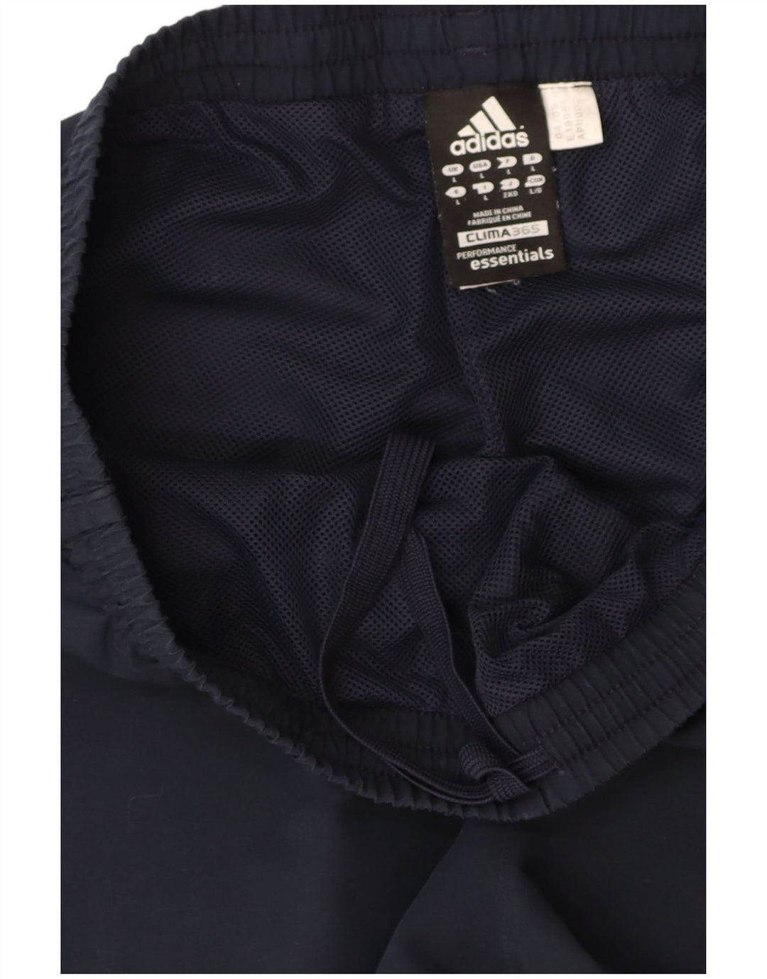 ADIDAS Mens Clima 365 Sport Shorts Large  Navy Blue Polyester