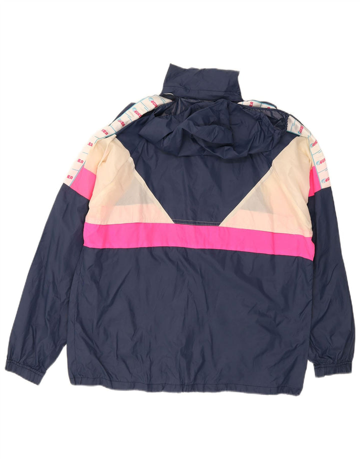 Joker Herren-Regenjacke mit Kapuze, UK 38, Mittel, Marineblau, Colourblock-Polyamid