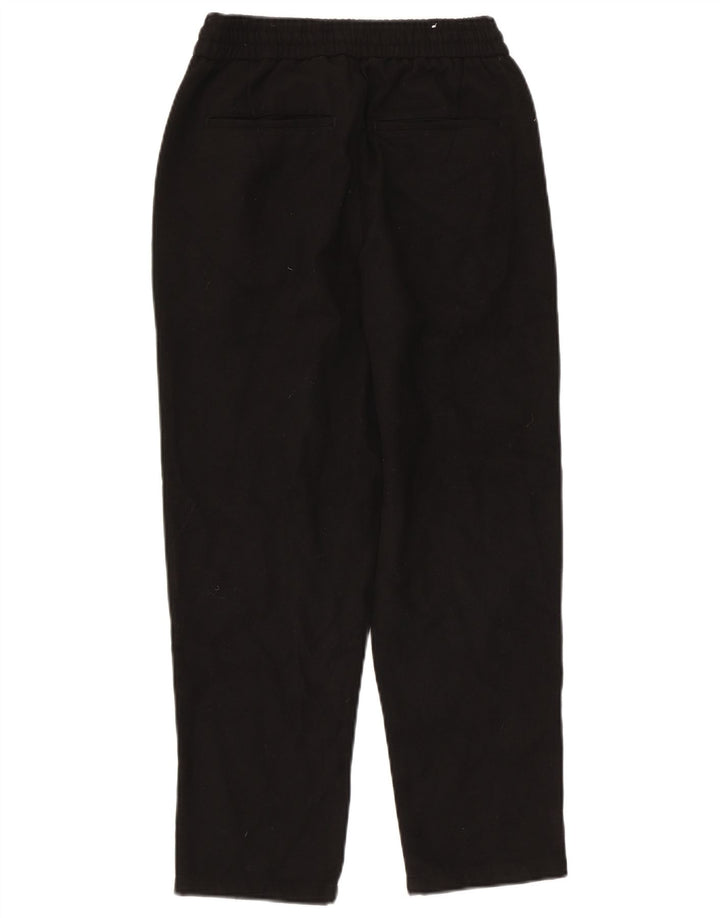 Zara Herren Tapered Chino-Hose, Größe S, W30, L26, Schwarz, Polyester