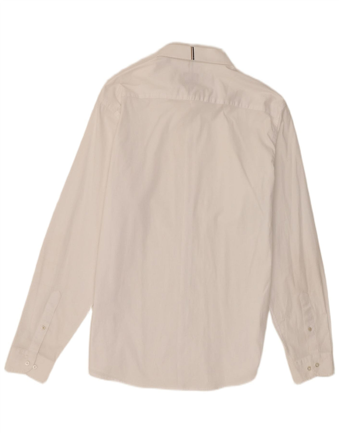 Hugo Boss Herren-Hemd mit normaler Passform, 3XL, weiße Baumwolle
