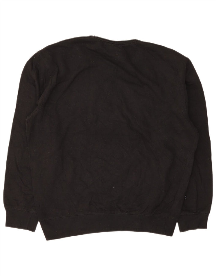 Gap Herren-Sweatshirt mit Grafik, mittelschwarz, Baumwolle