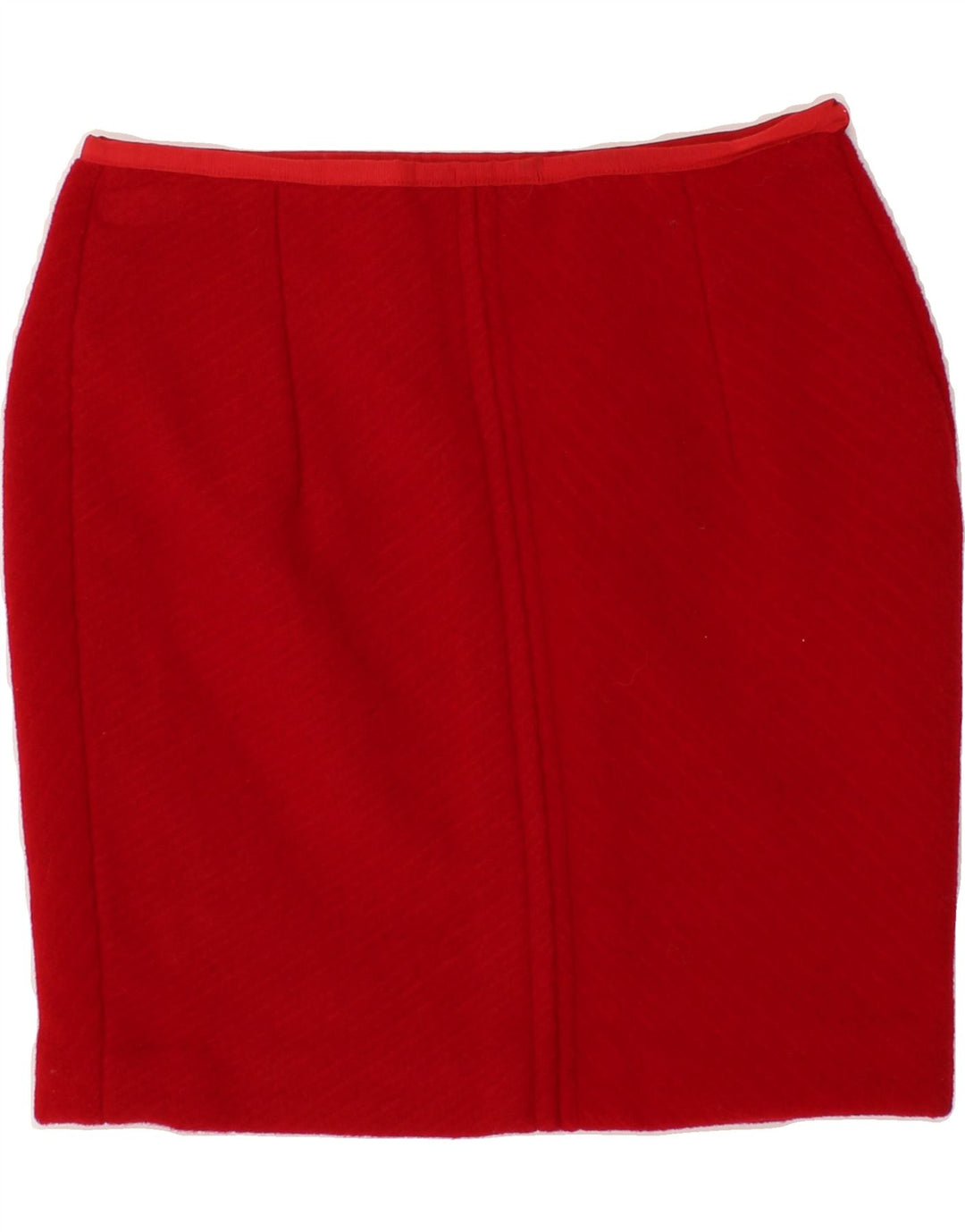 VINTAGE Womens Pencil Skirt W28 Medium Red Vintage Vintage and Second-Hand Vintage from Messina Hembry 