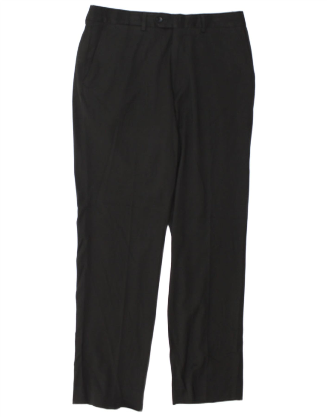 Gerade Anzughose für Herren von Zara, EU 44, Größe L, W34, L32, Schwarz, Polyester