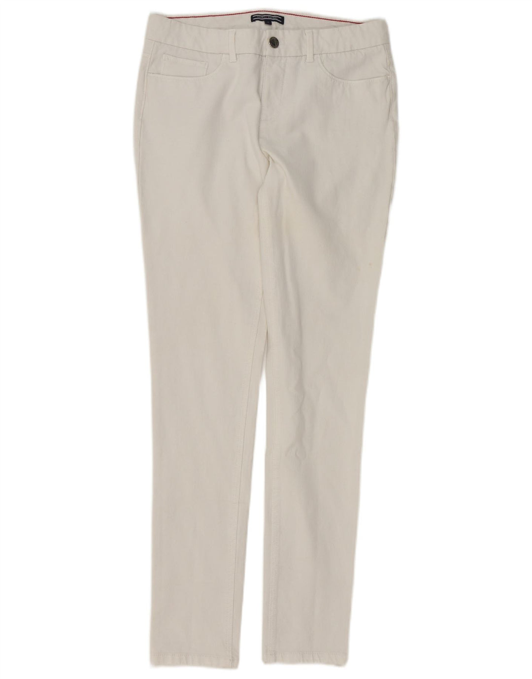 TOMMY HILFIGER Damen Skinny Jeans US 6 Medium W28 L30 Weiße Baumwolle