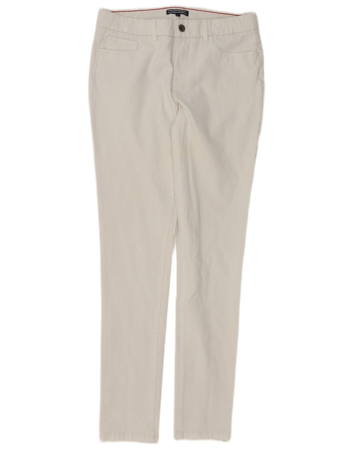 TOMMY HILFIGER Damen Skinny Jeans US 6 Medium W28 L30 Weiße Baumwolle