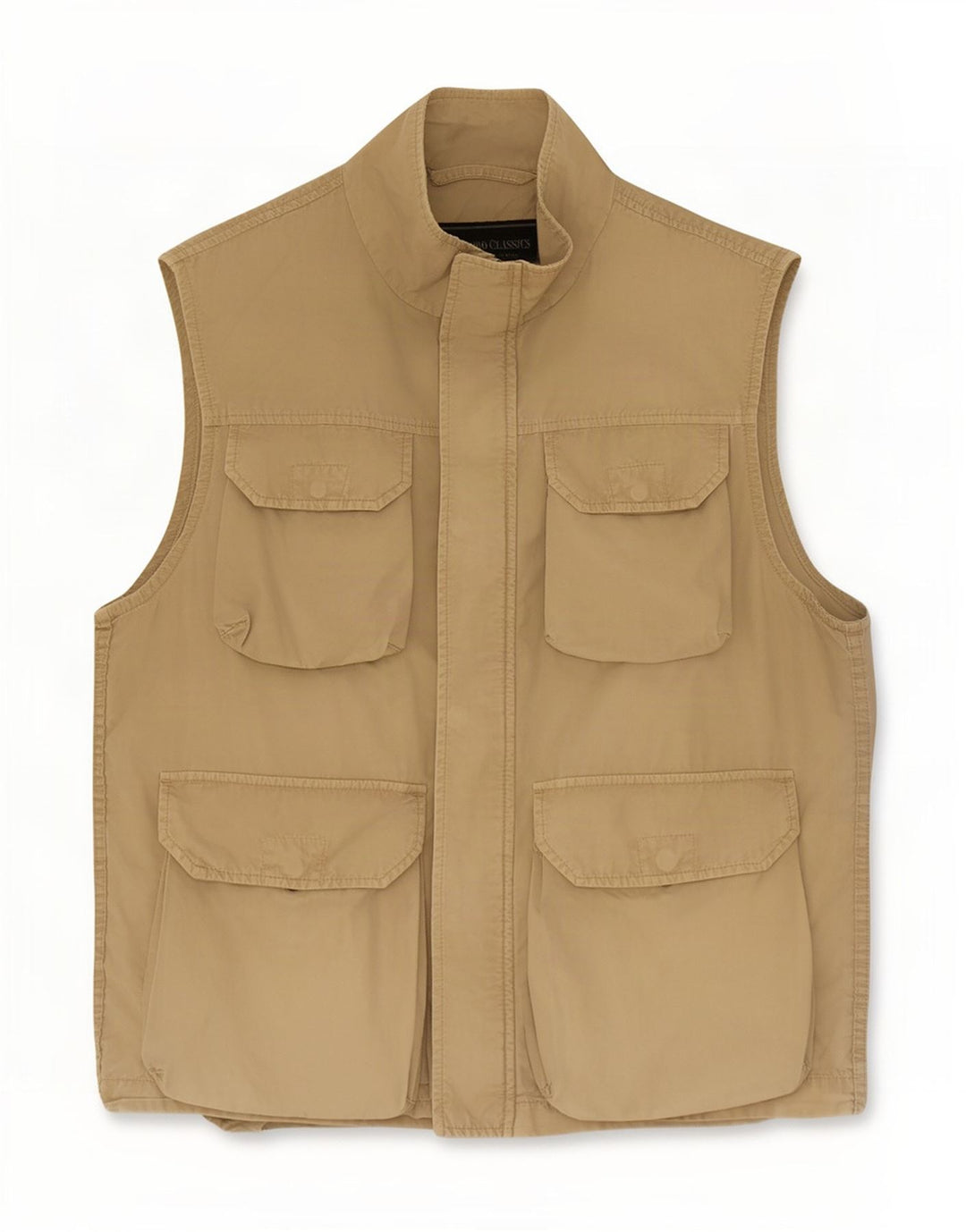 Marlboro Classics Herren Utility Gilet EU 50 Large Beige