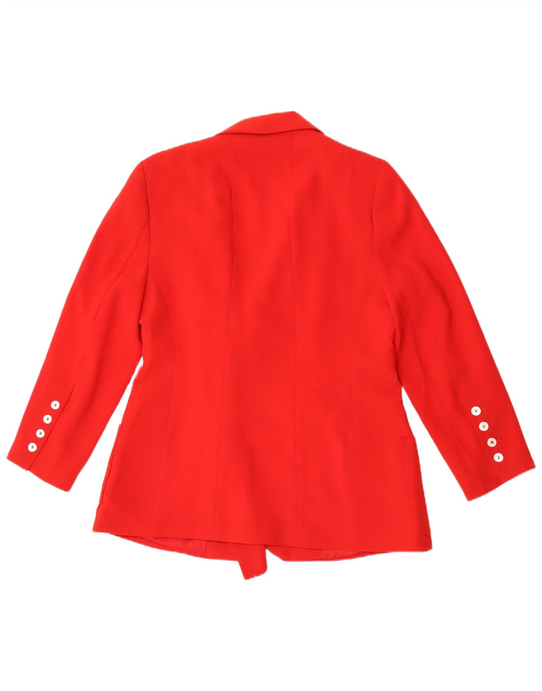 Zweireihiger Blazer für Damen von Zara, Gr. 14, Größe L, Rot, Polyester