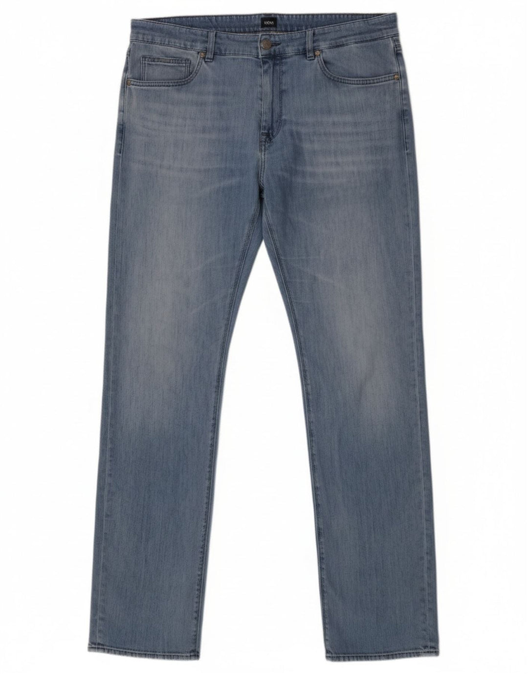 Hugo Boss Herren Slim Jeans W34 L34 Blaue Baumwolle