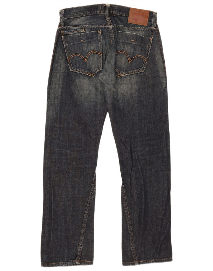 Levi's Herren Slim Straight Jeans W32 L32 Marineblaue Baumwolle