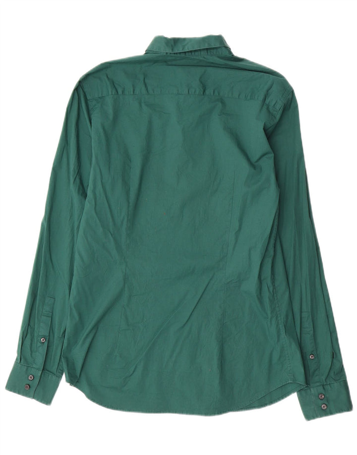 CALVIN KLEIN Herren Slim Fit Hemd Large Grün