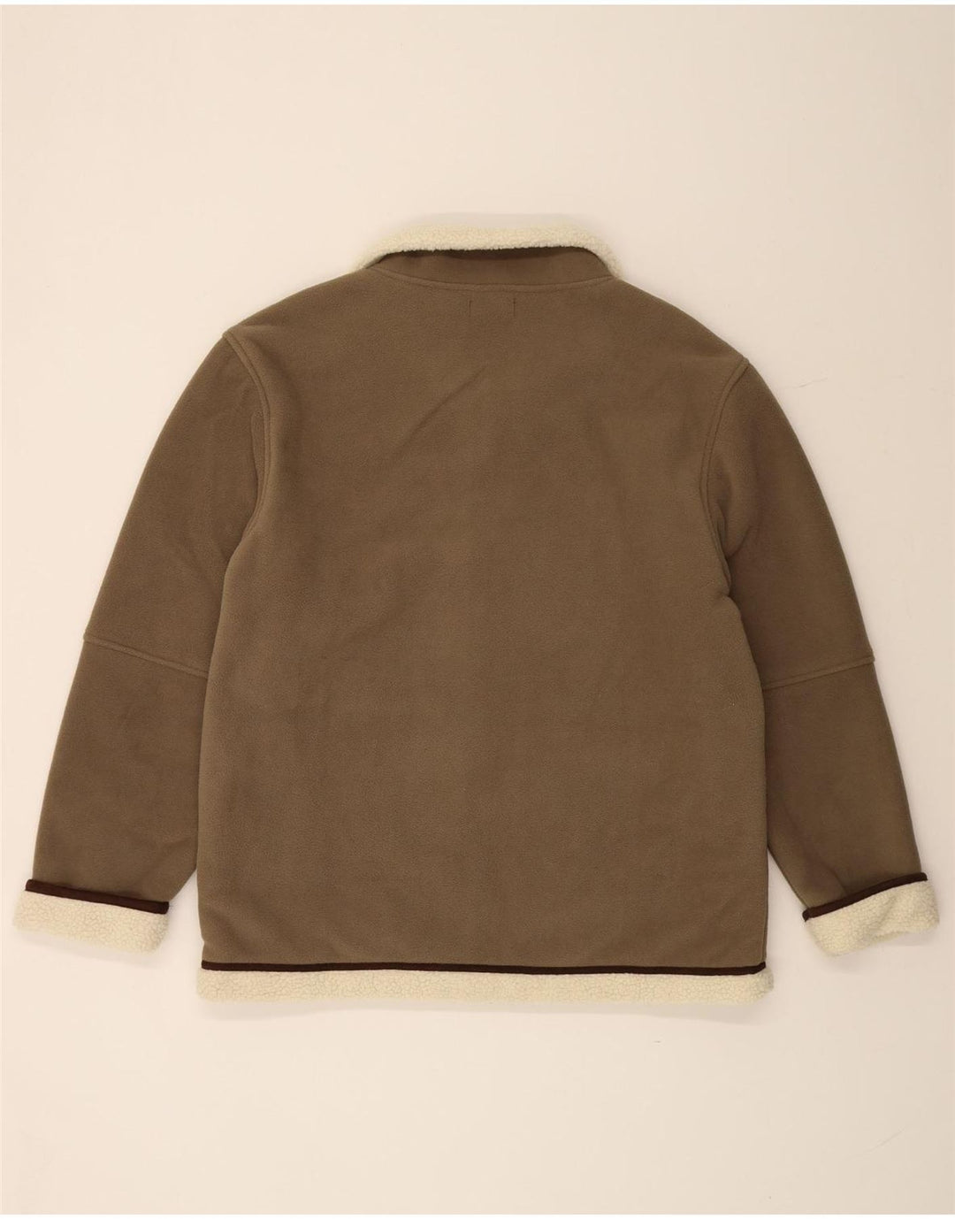 KLEPPER Herren Sherpa Fleece Jacke IT 56 3XL Khaki Polyester