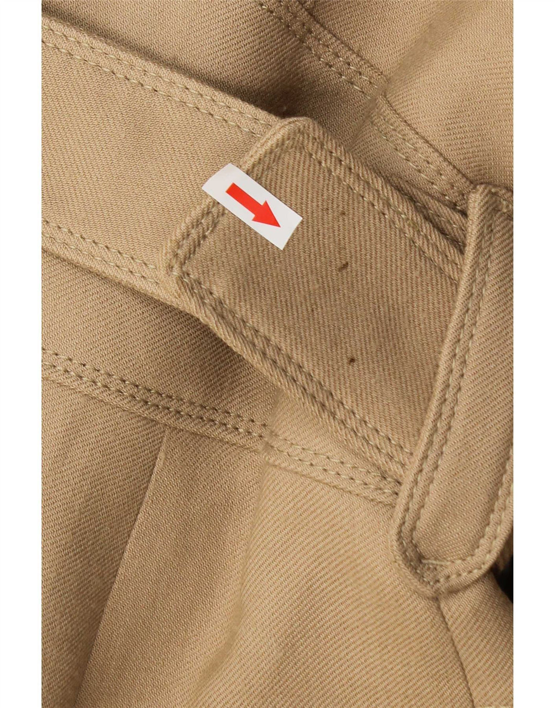 Zara Damen Mantel UK 14 Large Beige Wolle