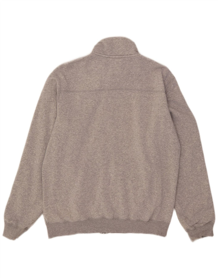Adidas Herren-Trainingsanzug-Oberteil, XL, grau gefleckte Baumwolle