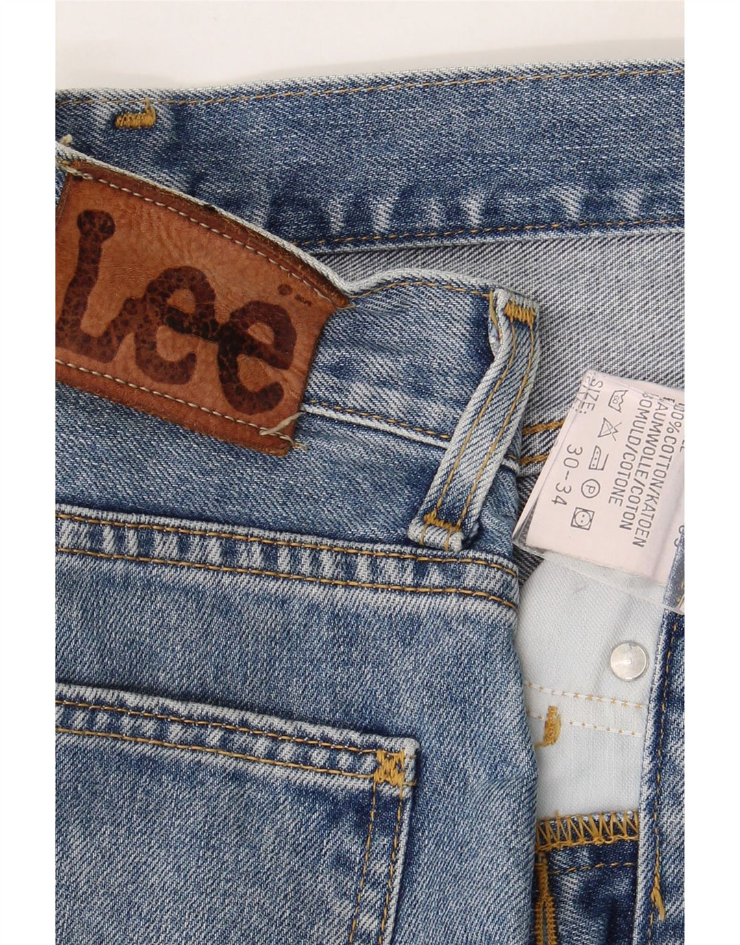LEE Mens Slim Jeans W30 L34 Blue Cotton Vintage Lee and Second-Hand Lee from Messina Hembry 