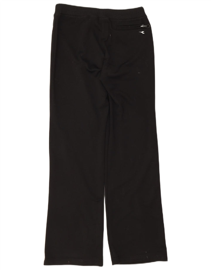 Diadora Damen-Trainingshose, UK 12, Mittelschwarz, Polyester