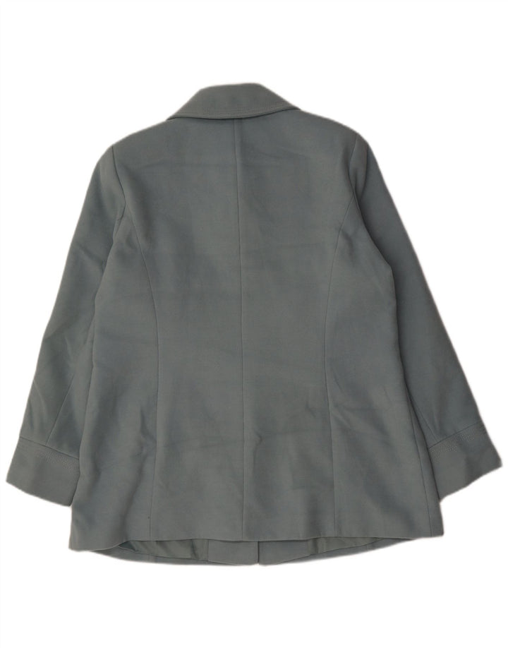 CLASSIC Damen-Blazerjacke mit 4 Knöpfen, UK 18, XL, Blau, Polyester