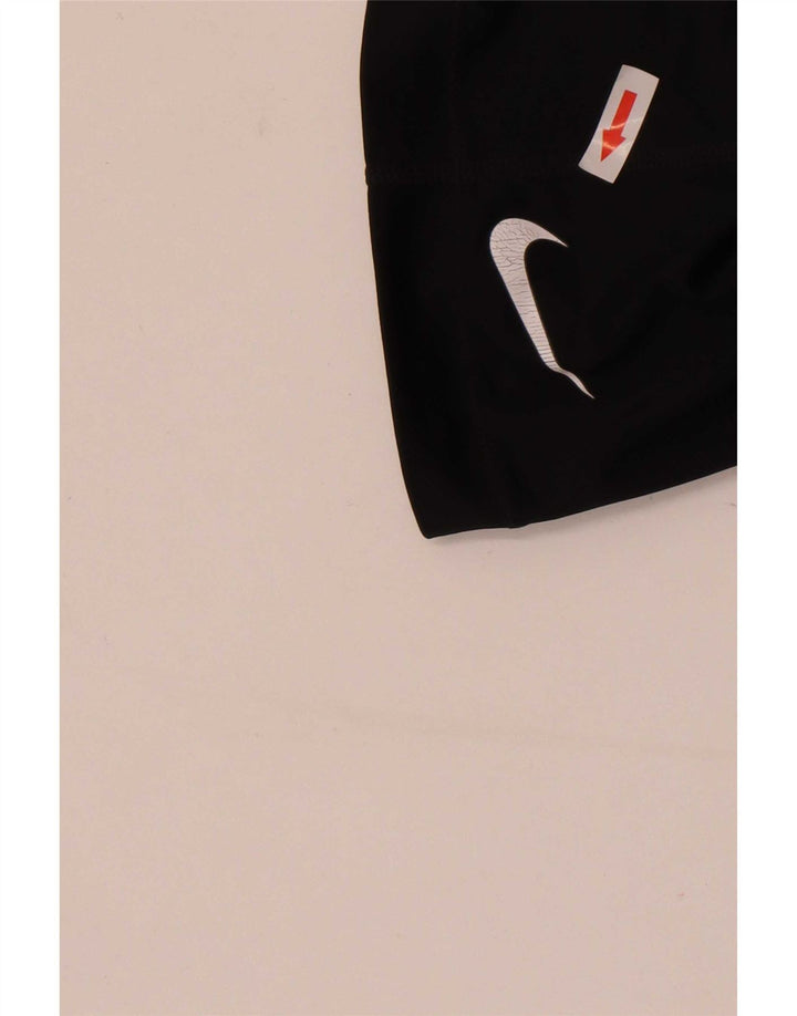 Nike Damen Dri Fit Graphic Capri Leggings UK 12 Medium Schwarz