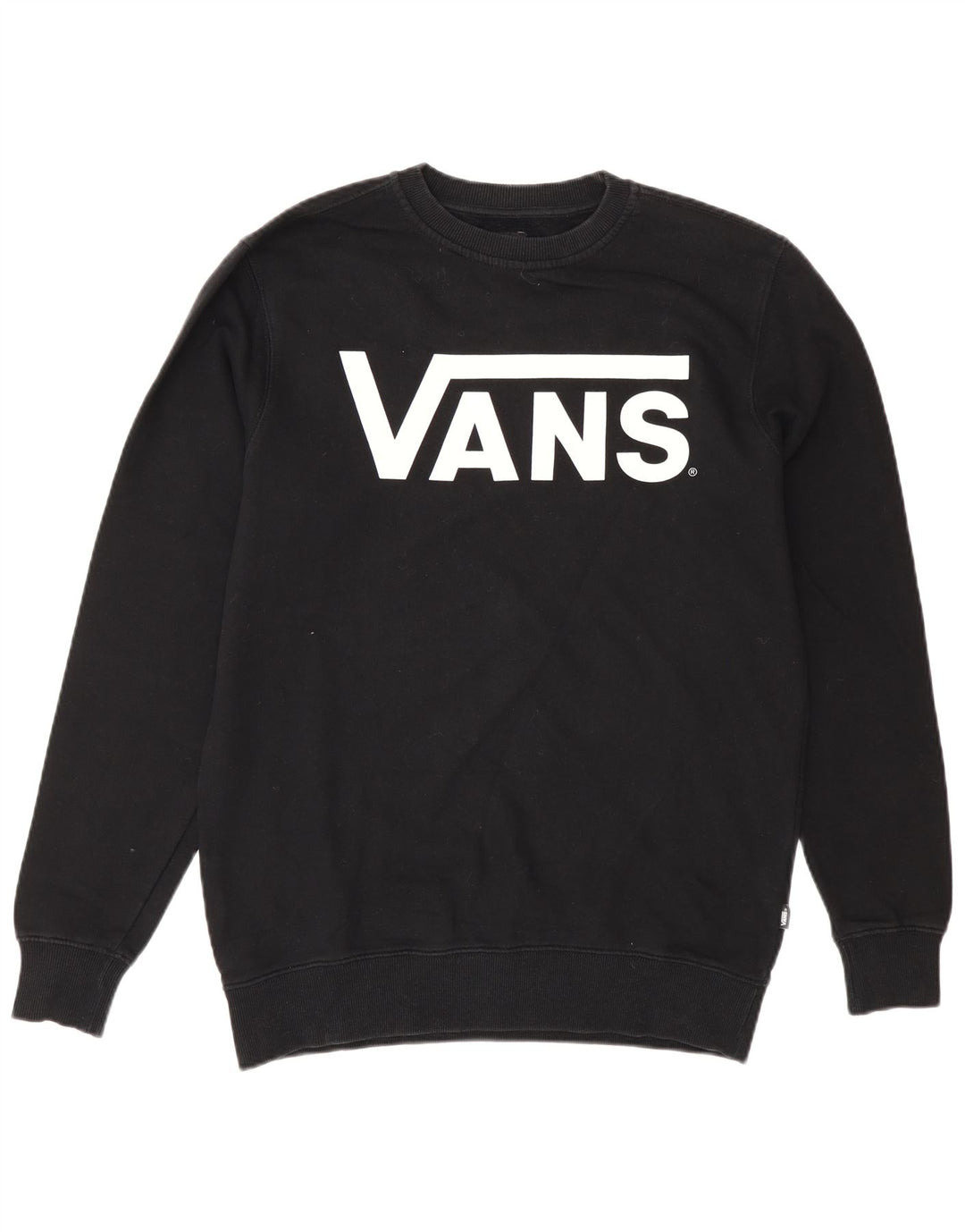 Vans Herren-Sweatshirt mit Grafik, Größe S, Schwarz, Baumwolle