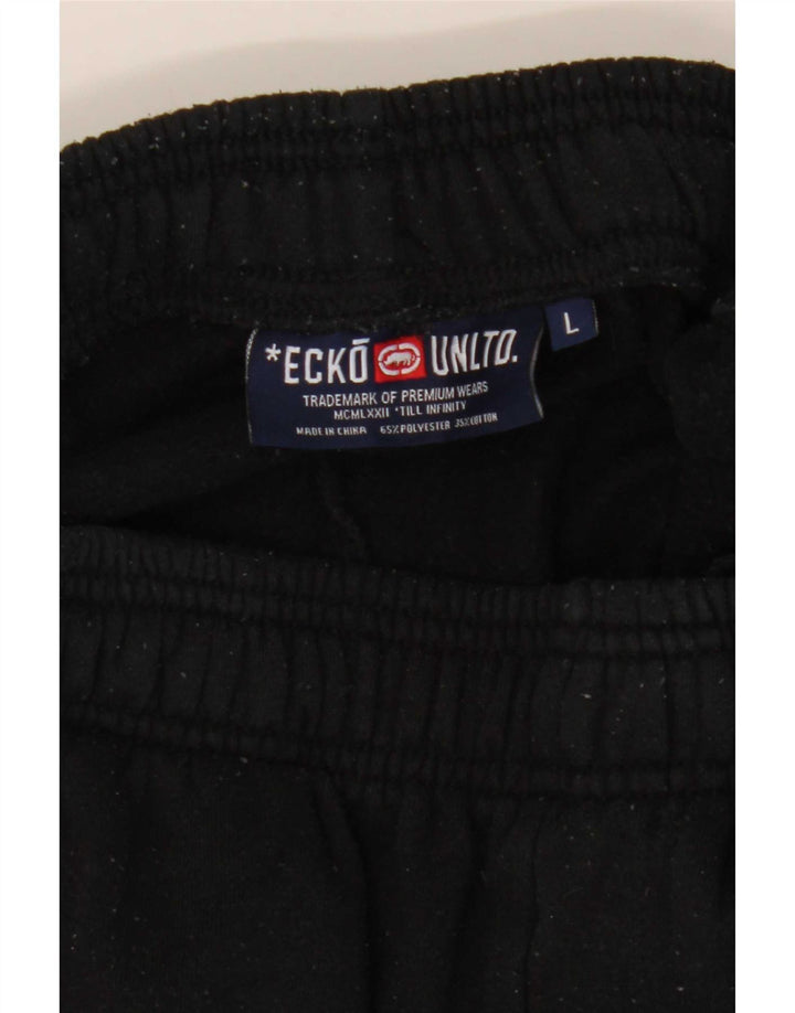 Ecko Unltd Herren-Trainingsanzug mit Grafik, Jogginghose, Größe L, Schwarz