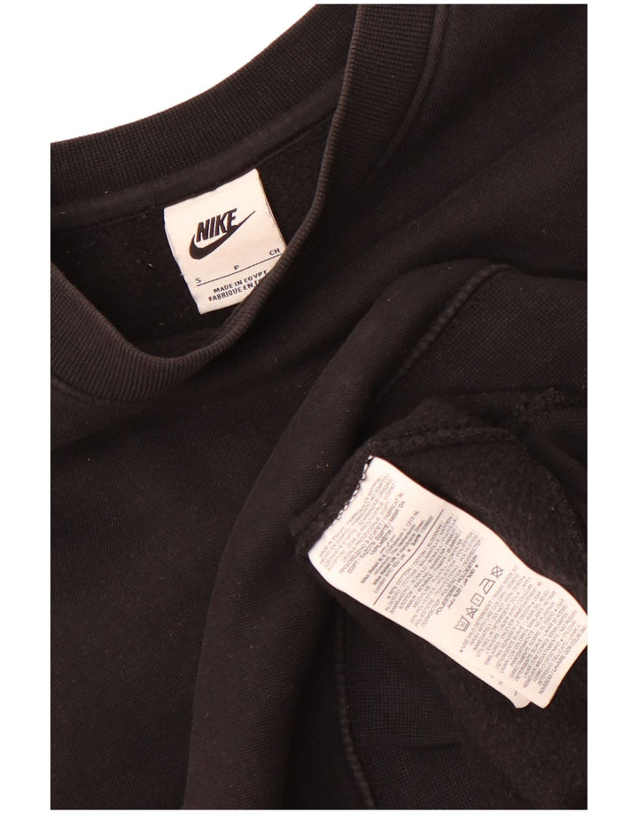 Nike Damen-Sweatshirt in Übergröße, Größe S, Schwarz, Baumwolle, UK 10