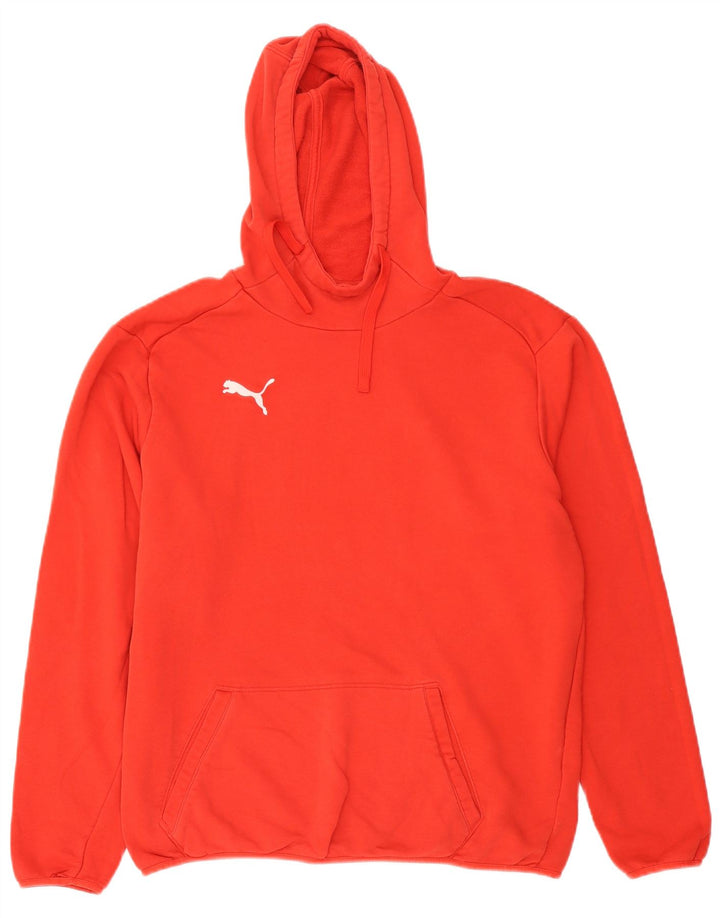 Puma Herren Kapuzenpullover, groß, rote Baumwolle