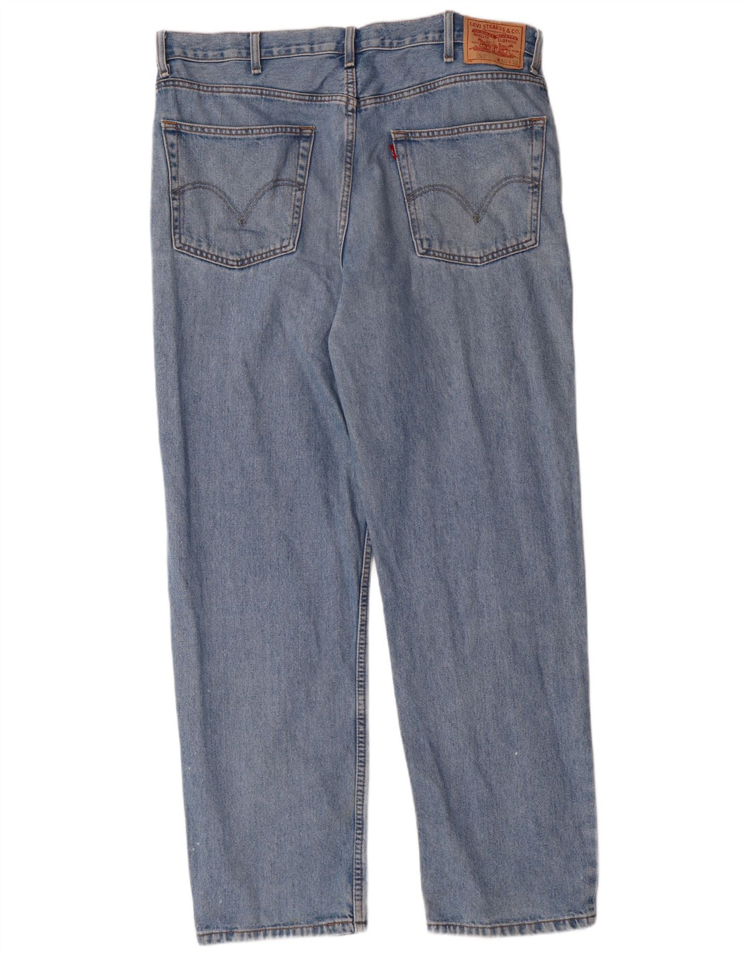 LEVI'S Herren 550 Relaxed Fit Straight Jeans W40 L32 Blaue Baumwolle