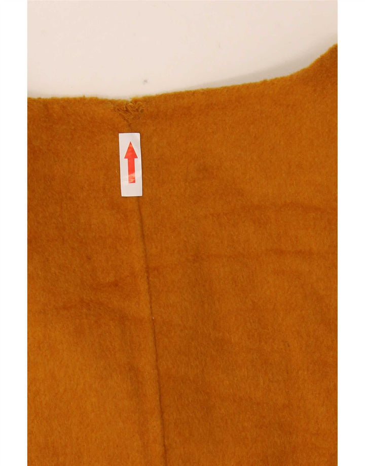 Kurzer zweireihiger Damenmantel von Zara, UK 14, Größe L, gelb, Polyester