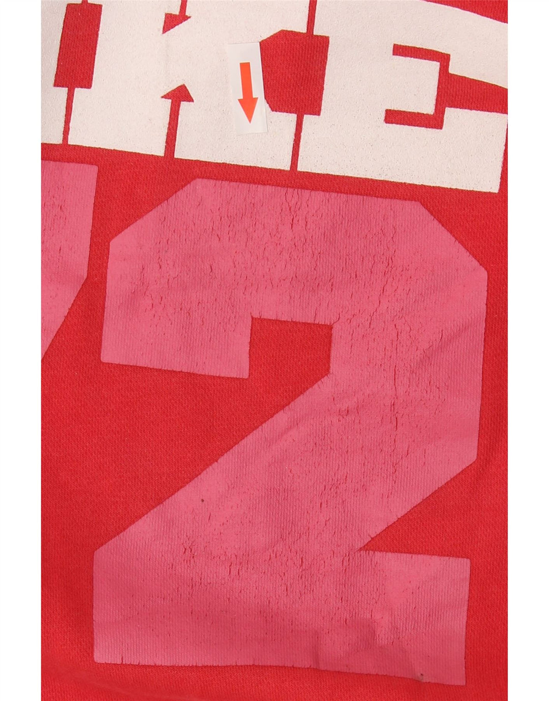 Nike Herren-Kapuzenpullover mit Grafik, groß, aus roter Baumwolle