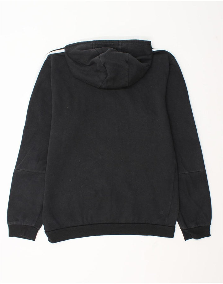 Adidas Herren Kapuzenpullover Mittelschwarz Baumwolle