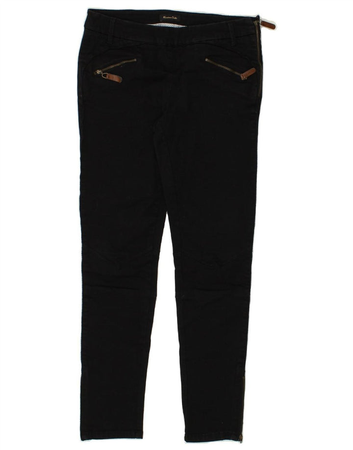 MASSIMO DUTTI Womens Skinny Casual Trousers W30 L28  Black | Vintage Massimo Dutti | Thrift | Second-Hand Massimo Dutti | Used Clothing | Messina Hembry 