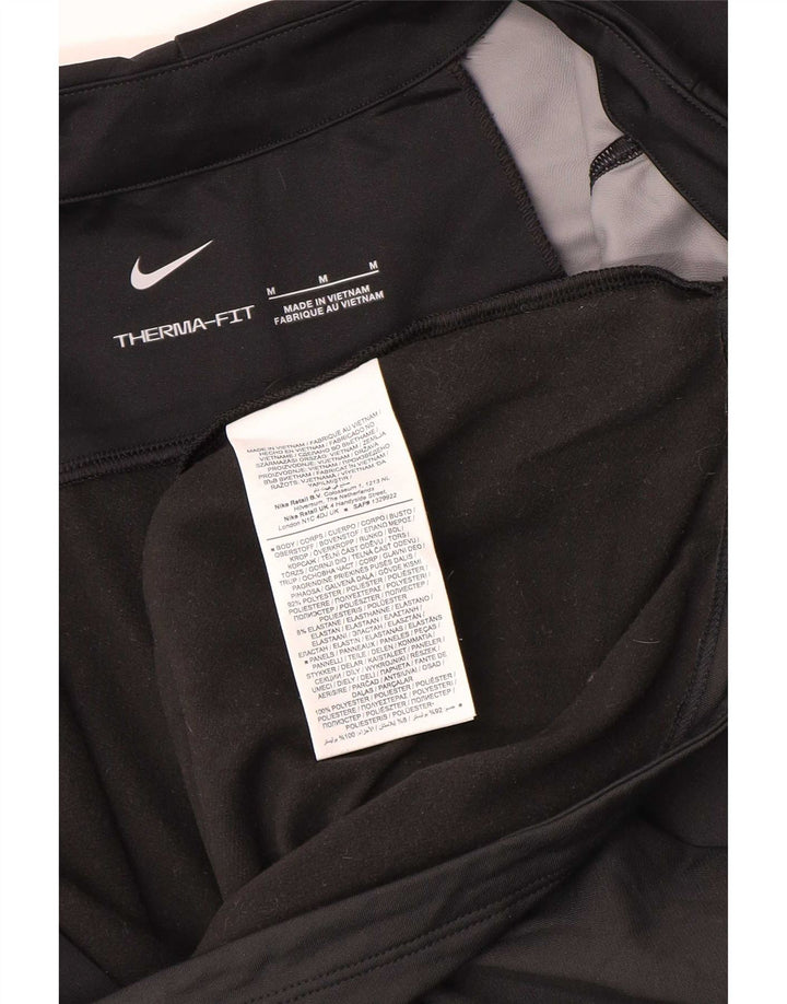 Nike Herren Therma-Fit-Trainingsanzugoberteil, Mittelschwarz, Farbblock