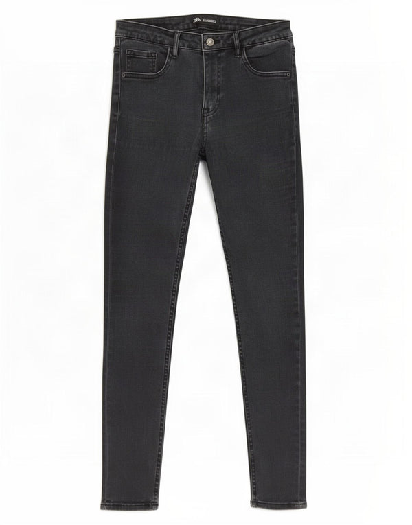Zara Damen Skinny Jeans EU 38 Small W28 L27 Schwarz