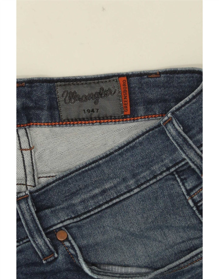 Wrangler Herren Greensboro Straight Jeans W30 L30 Blau