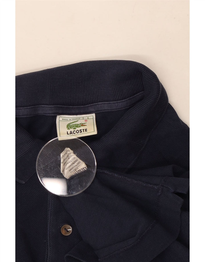 Lacoste Herren-Poloshirt, Größe 5, groß, marineblaue Baumwolle