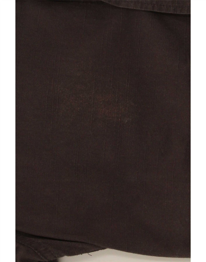 Wrangler Herren-Hemd mit normaler Passform, kleine braune Baumwolle
