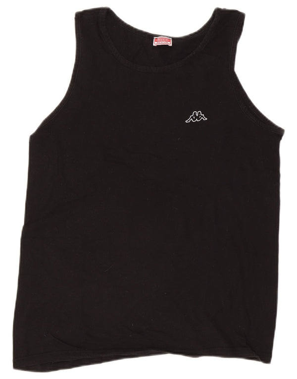 Kappa Herren Weste Top Medium Schwarz