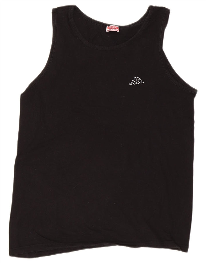 Kappa Herren Weste Top Medium Schwarz