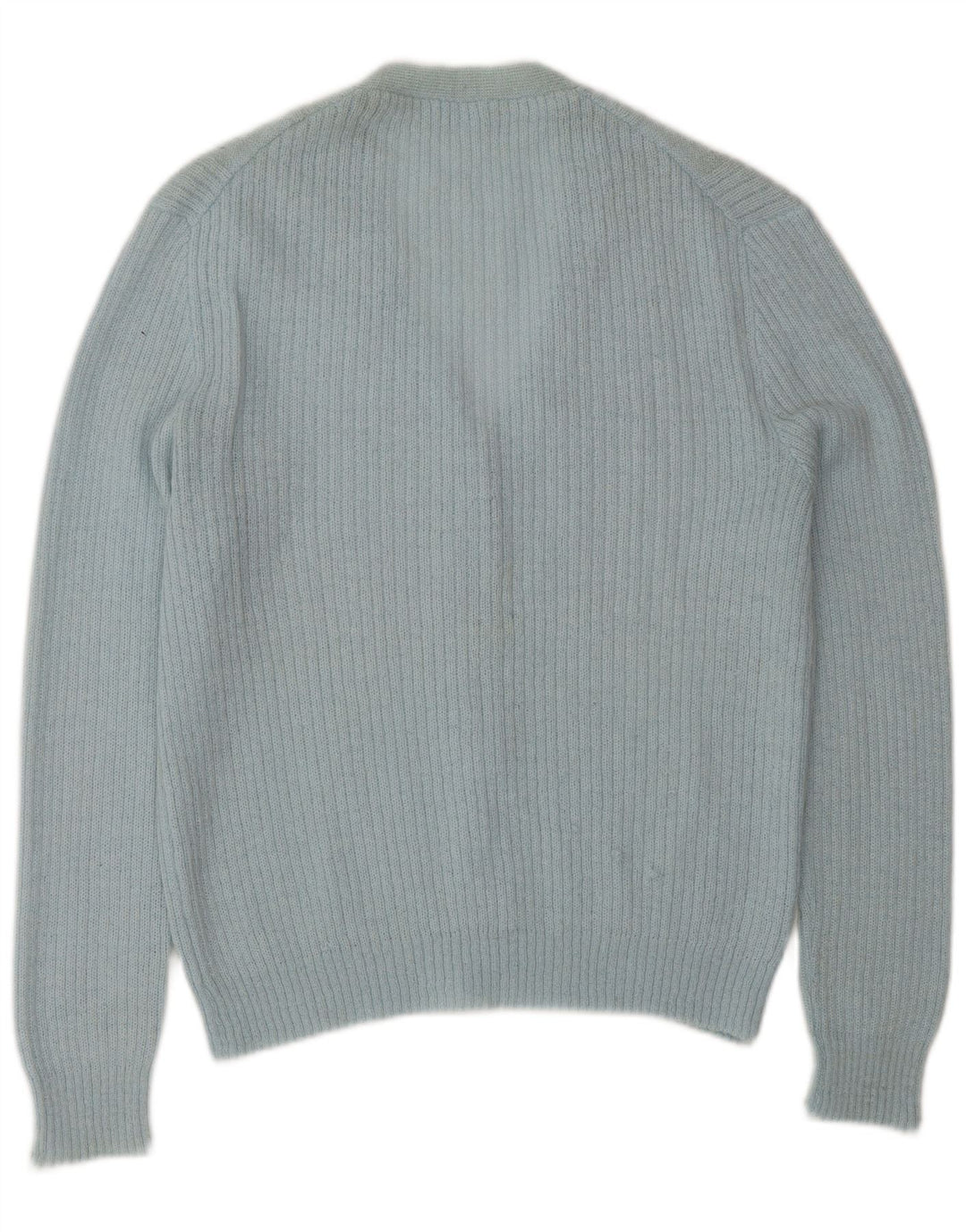 Vintage Damen Cardigan Pullover UK 14 Large Blue Classic