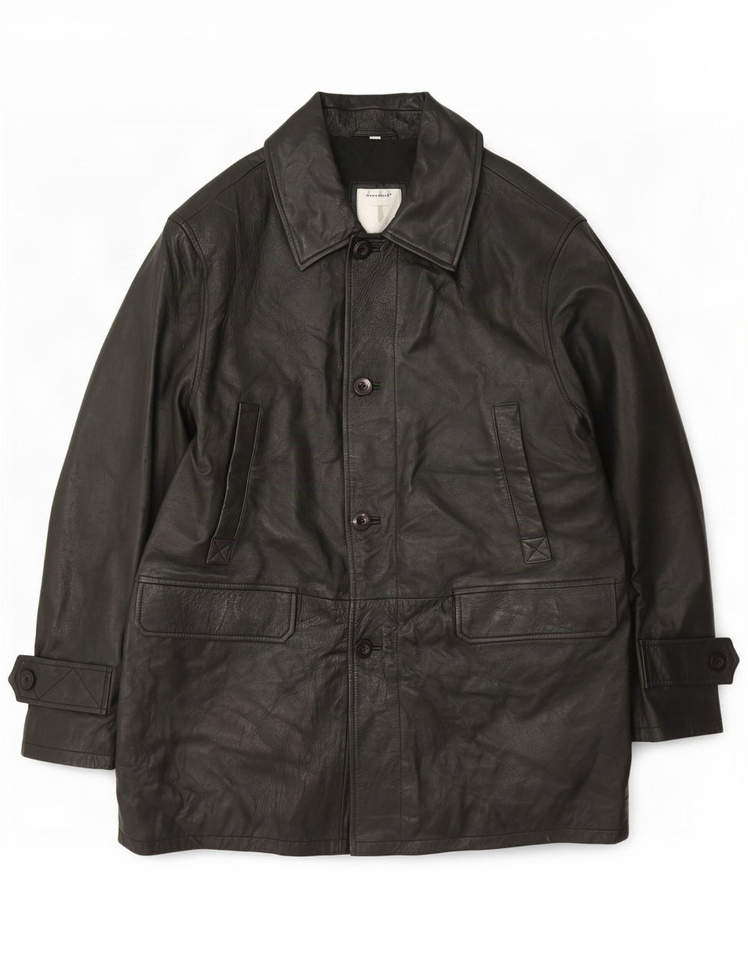 Conbipel Herren Ledermantel IT 52 Large Schwarz