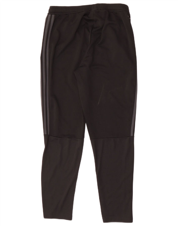 Adidas Herren Climalite-Trainingshose, groß, schwarzes Farbblock-Polyester