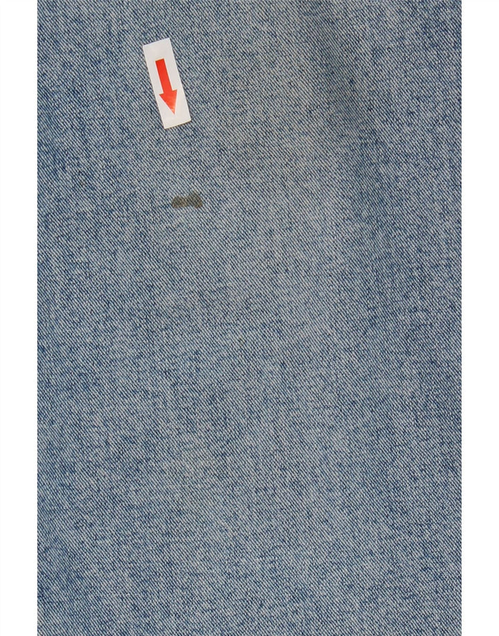 Gas Herren-Cargo-Latzhose, mittelgroß, W34, L31, blaue Baumwolle