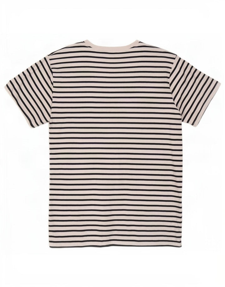 Jack & Jones Herren-T-Shirt-Oberteil, groß, weiß gestreift, Baumwolle